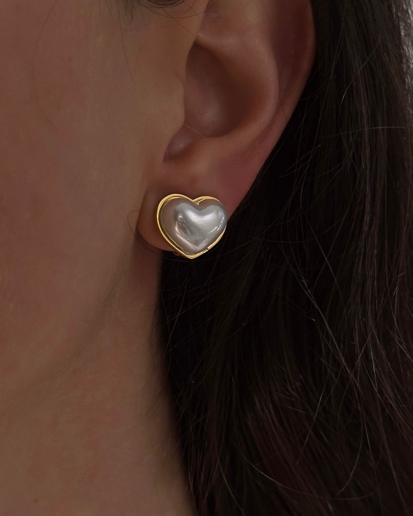 Orecchini clip Cuore