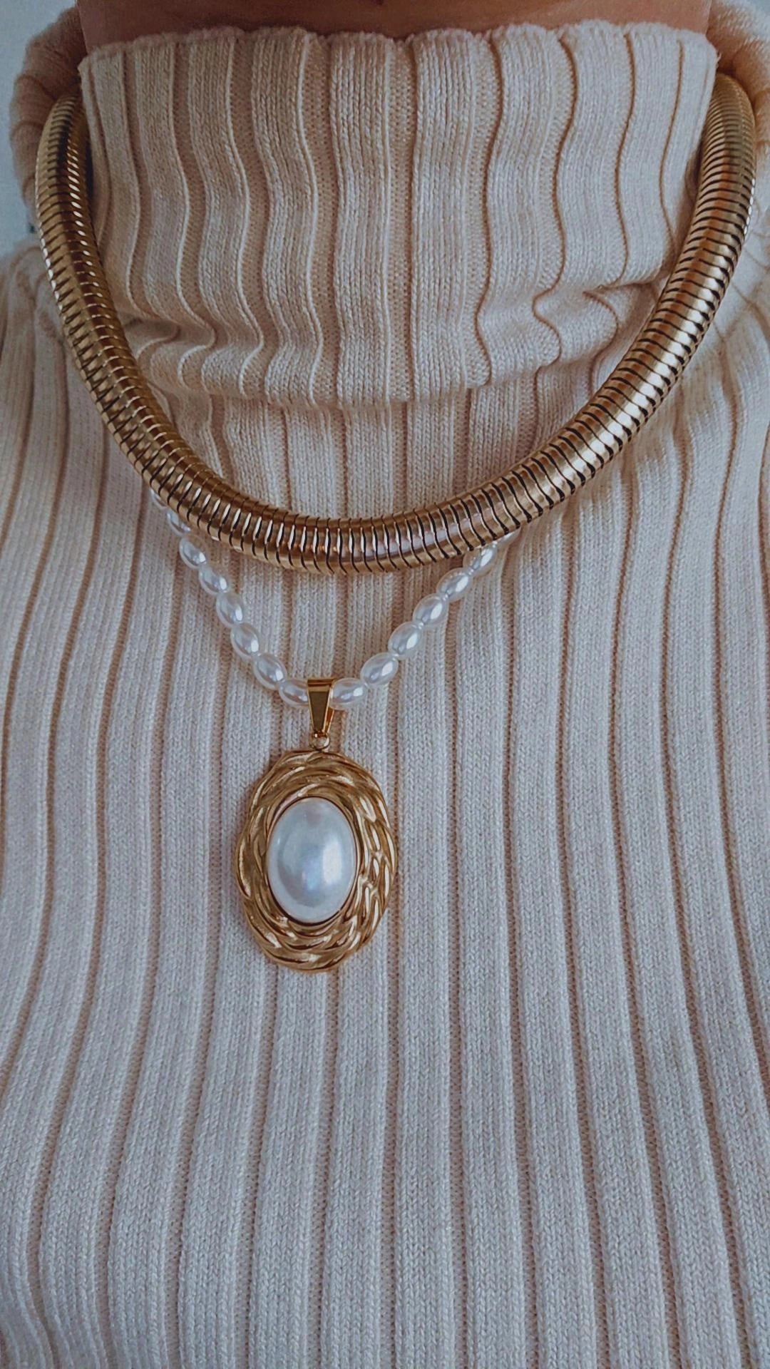 Collana Vintage Perle