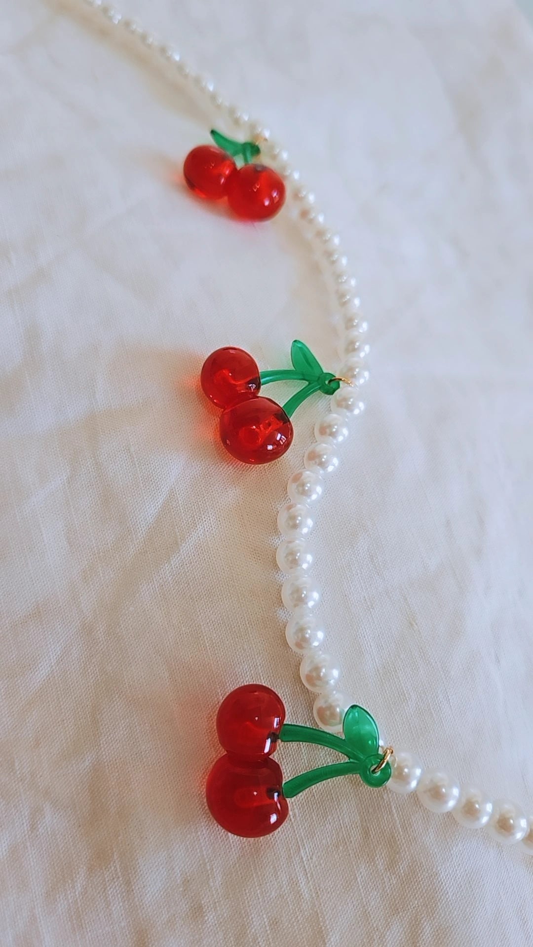 Collana Perle Cherry